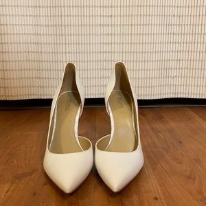 Michael Kors White Heals